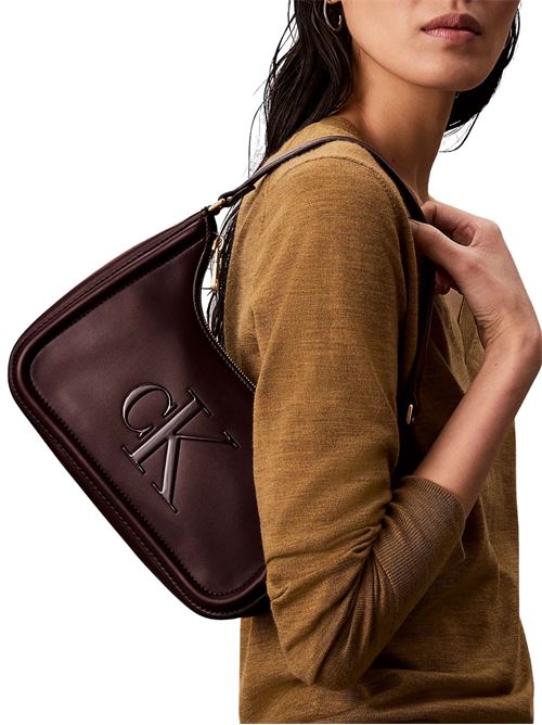 Borsetta prugna in poliuretano Calvin Klein | LV04F3230GBAP